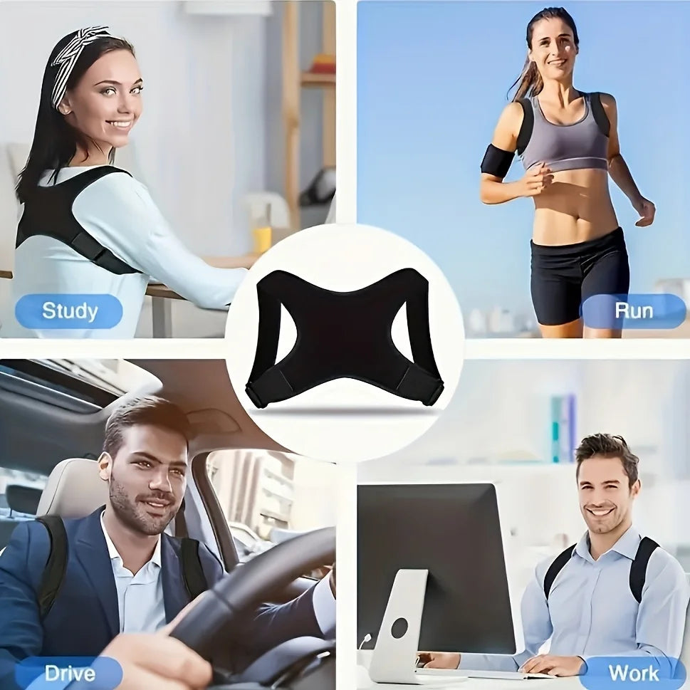 ForgedGains Posture Corrector — Adjustable Back Support Belt