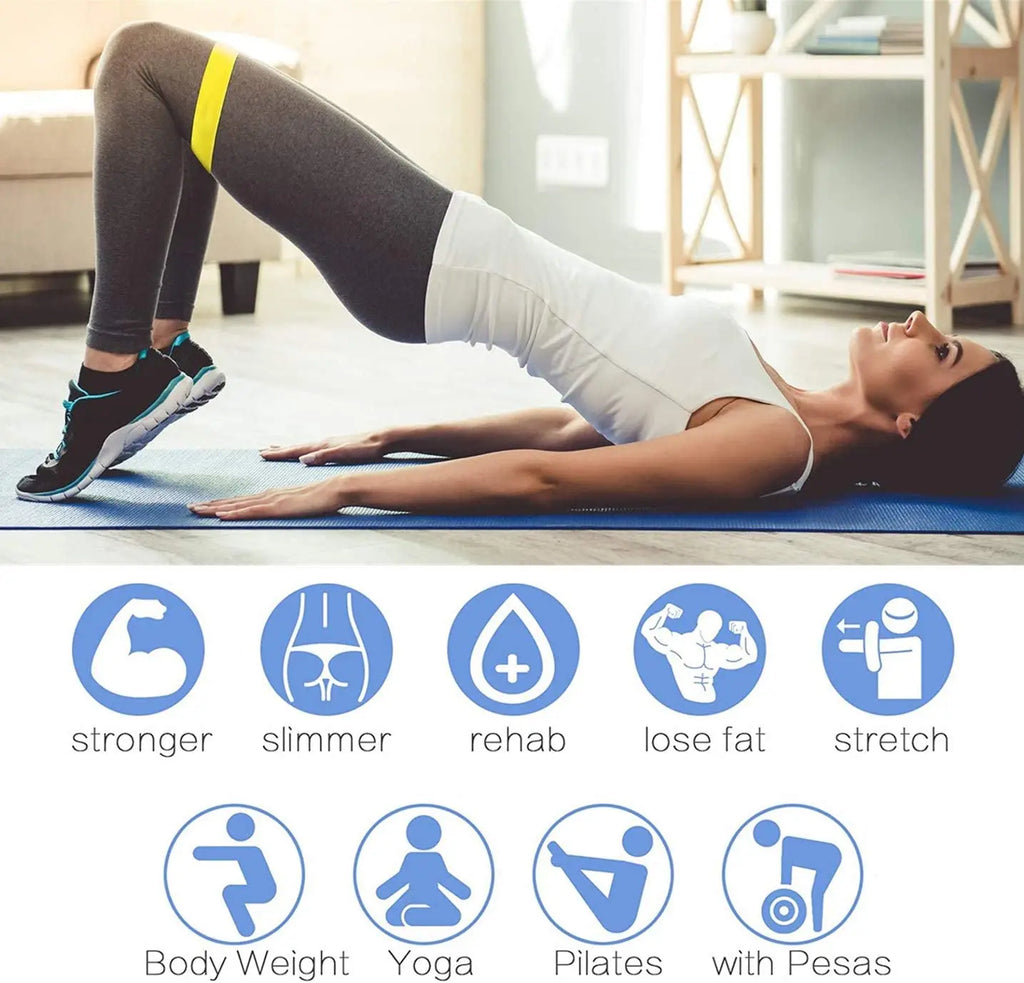 Forged Gains Resistance Bands Set — 5 Levels for Home & Gym Training