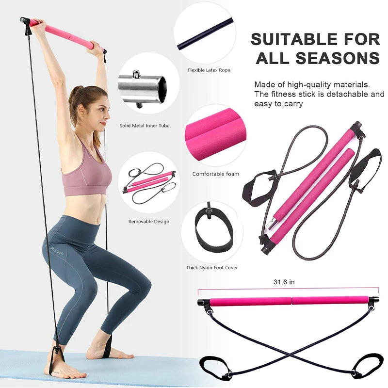 Forged Pilates Bar — Full-Body Sculpt Kit