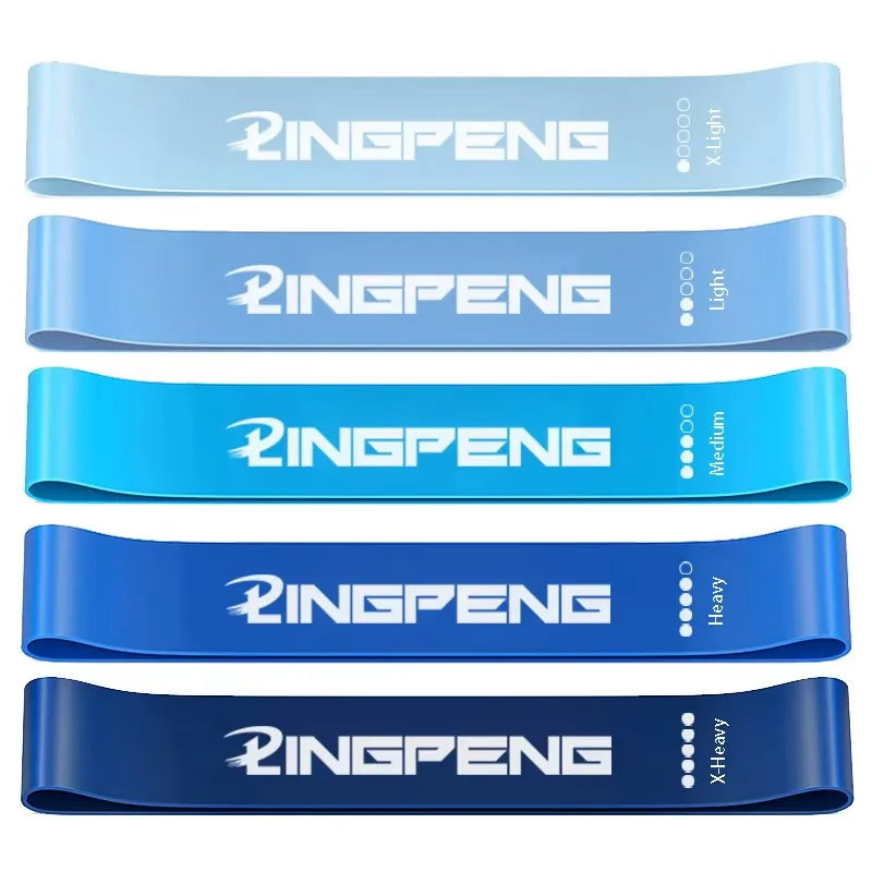 Forged Gains Resistance Bands Set — 5 Levels for Home & Gym Training
