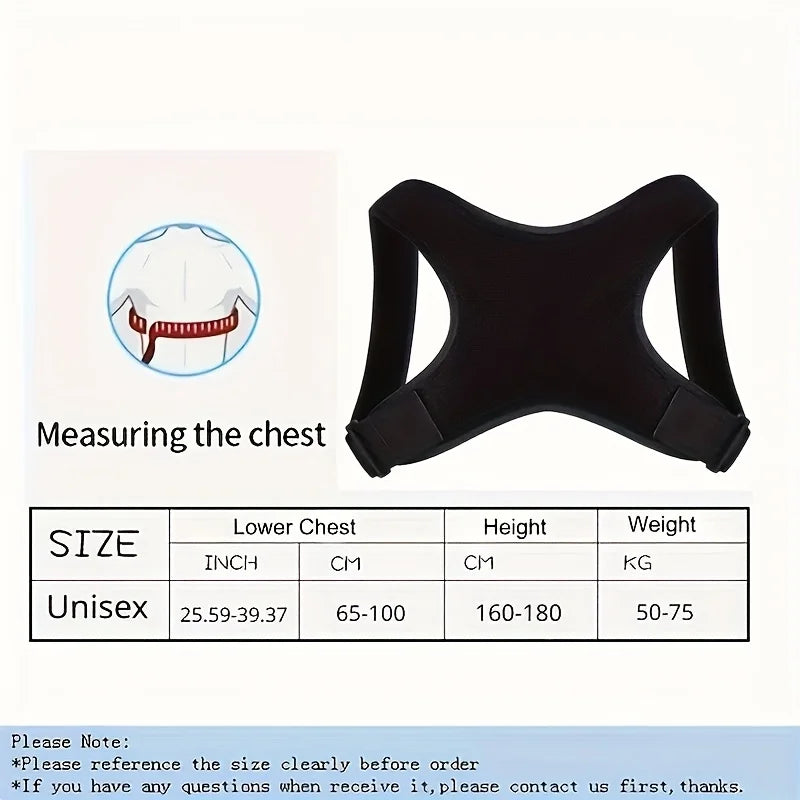 ForgedGains Posture Corrector — Adjustable Back Support Belt
