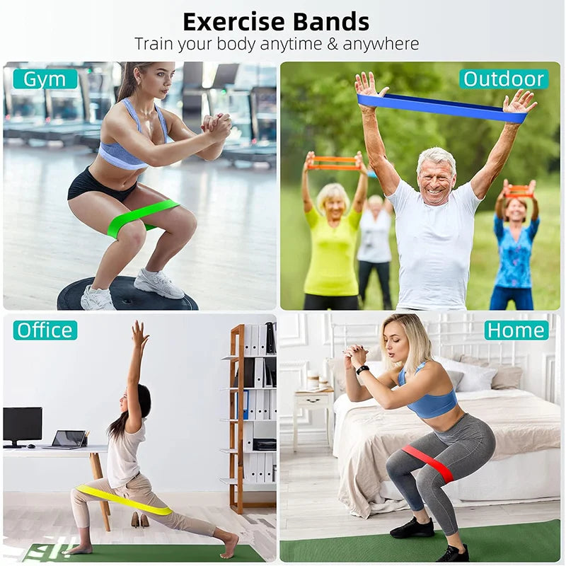 Forged Gains Resistance Bands Set — 5 Levels for Home & Gym Training