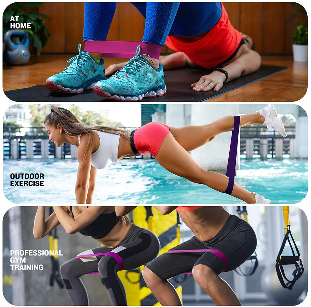 Forged Gains Resistance Bands Set — 5 Levels for Home & Gym Training