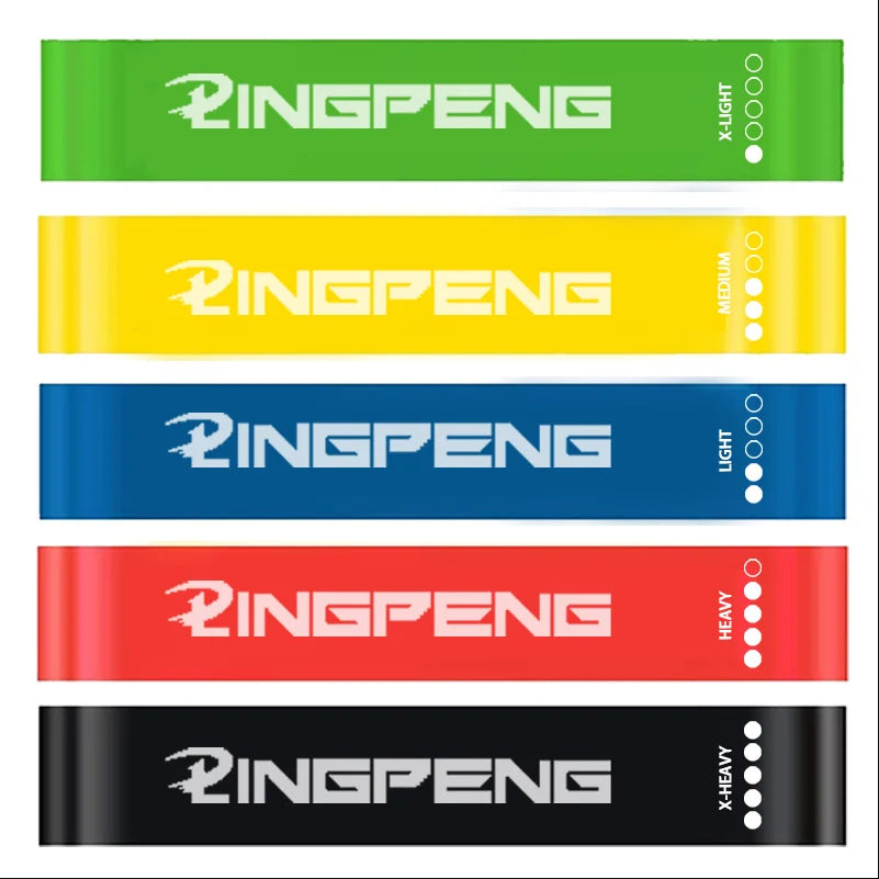 Forged Gains Resistance Bands Set — 5 Levels for Home & Gym Training