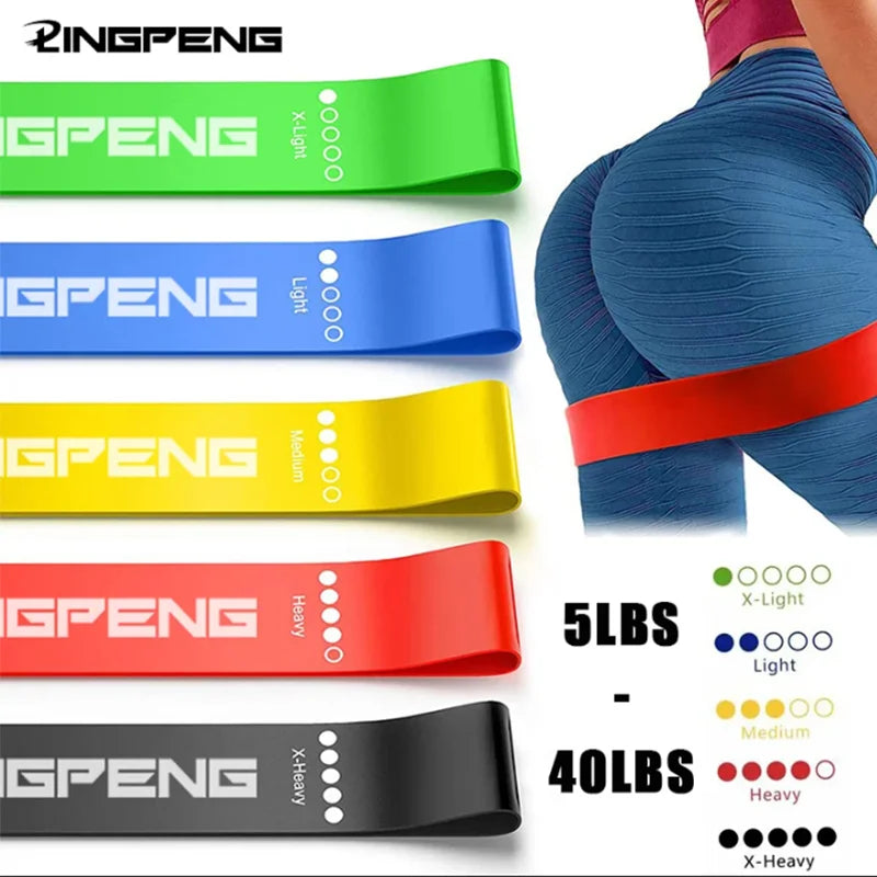 Forged Gains Resistance Bands Set — 5 Levels for Home & Gym Training