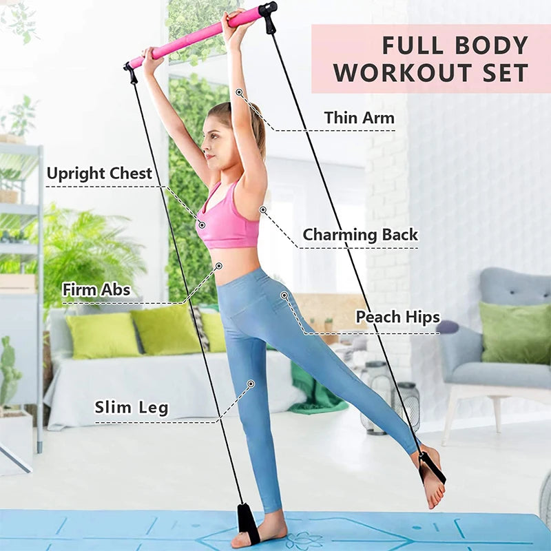 Forged Pilates Bar — Full-Body Sculpt Kit
