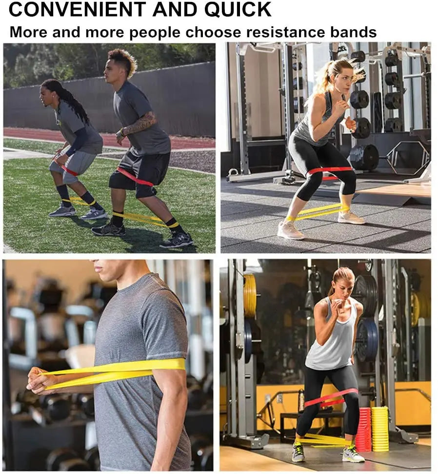 Forged Gains Resistance Bands Set — 5 Levels for Home & Gym Training