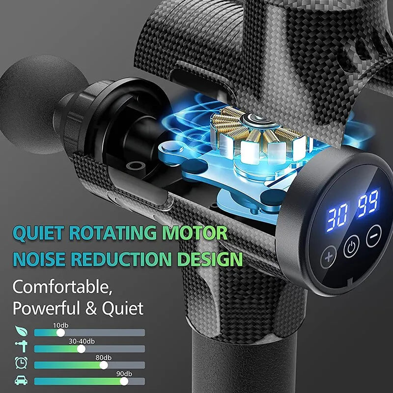 ForgedGains Pro Massage Gun — 30 Speed Deep Tissue Muscle Recovery
