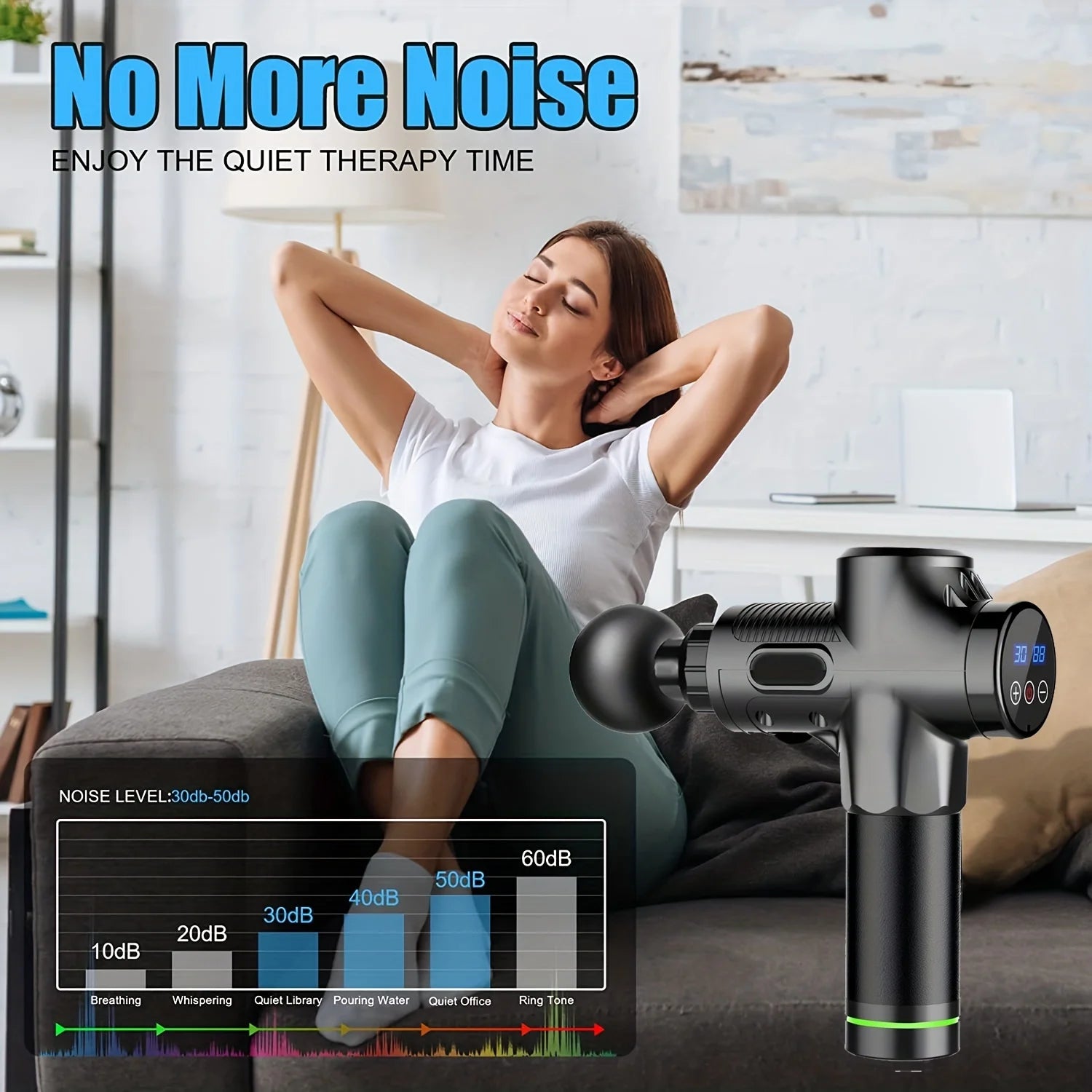 ForgedGains Pro Massage Gun — 30 Speed Deep Tissue Muscle Recovery
